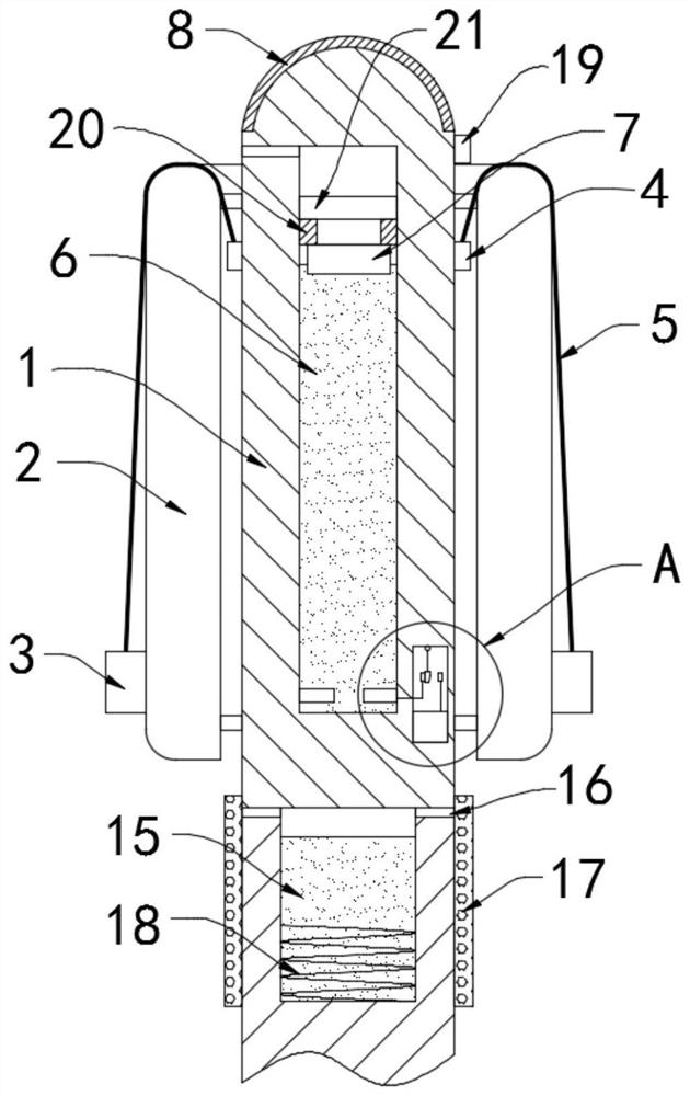 A street lamp for parks with self-cleaning and insect-proof functions