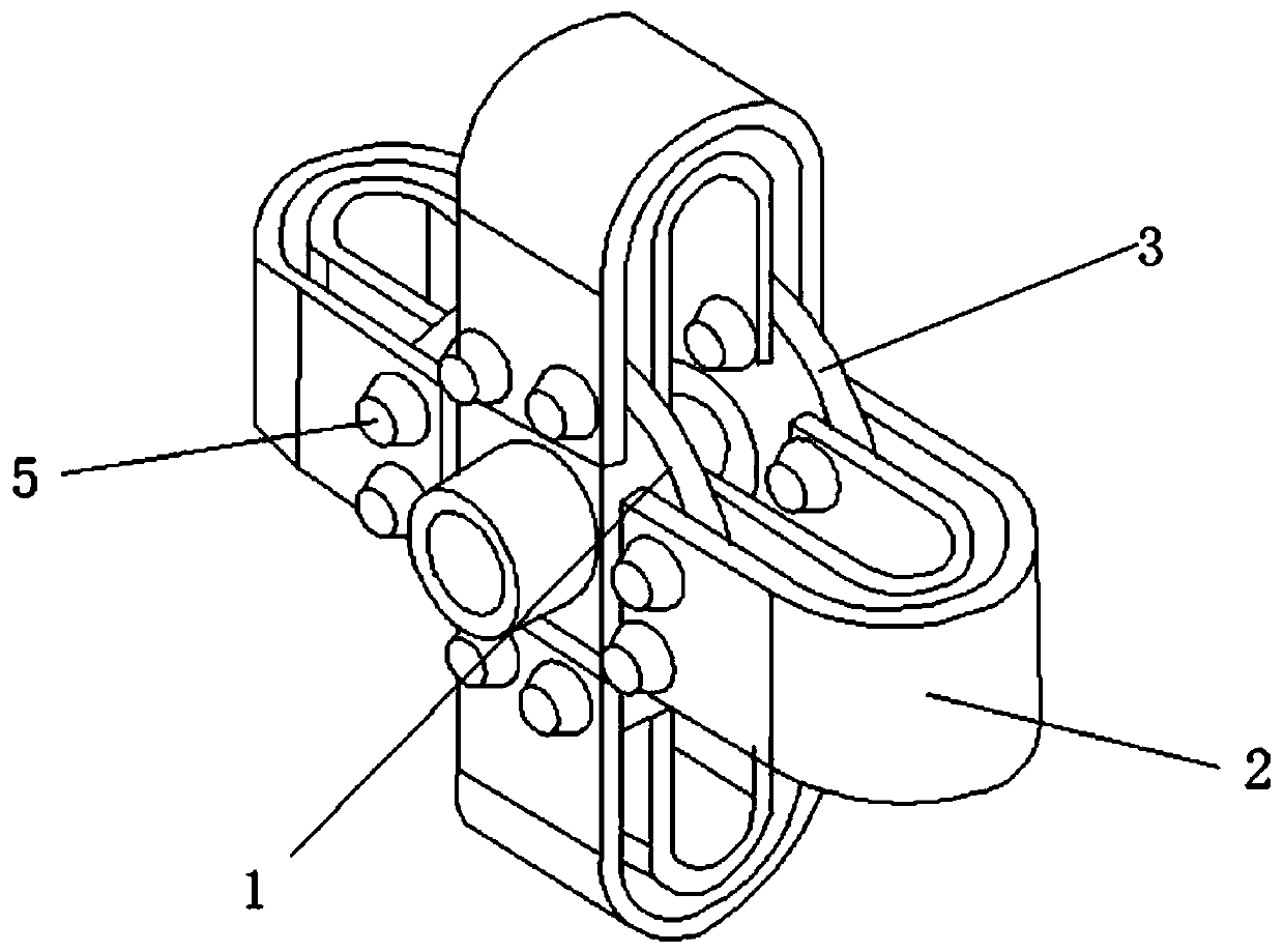 Flexible transmission connecting device