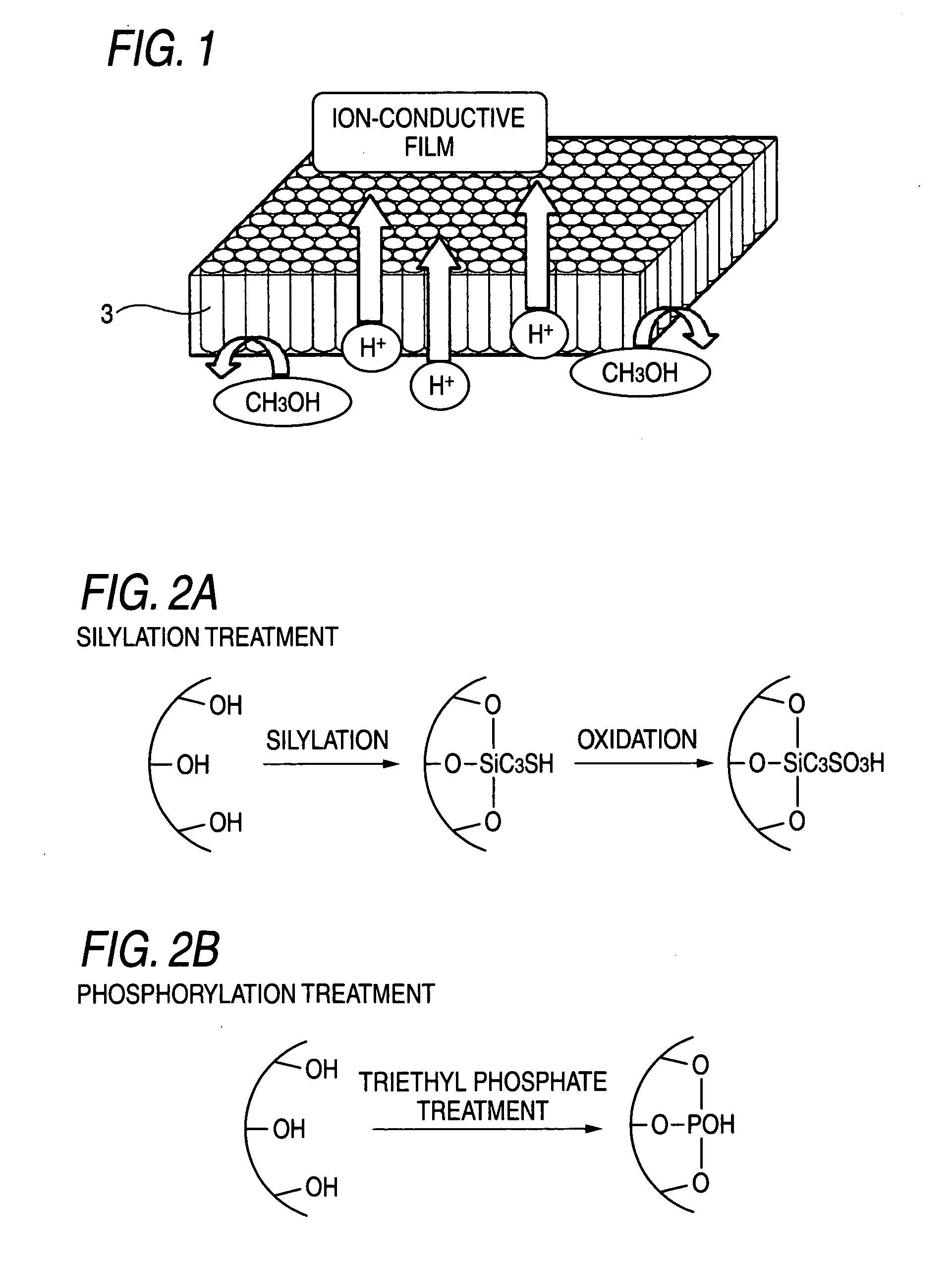 Proton-conductive film, fuel cell comprising the same, and method for producing the same