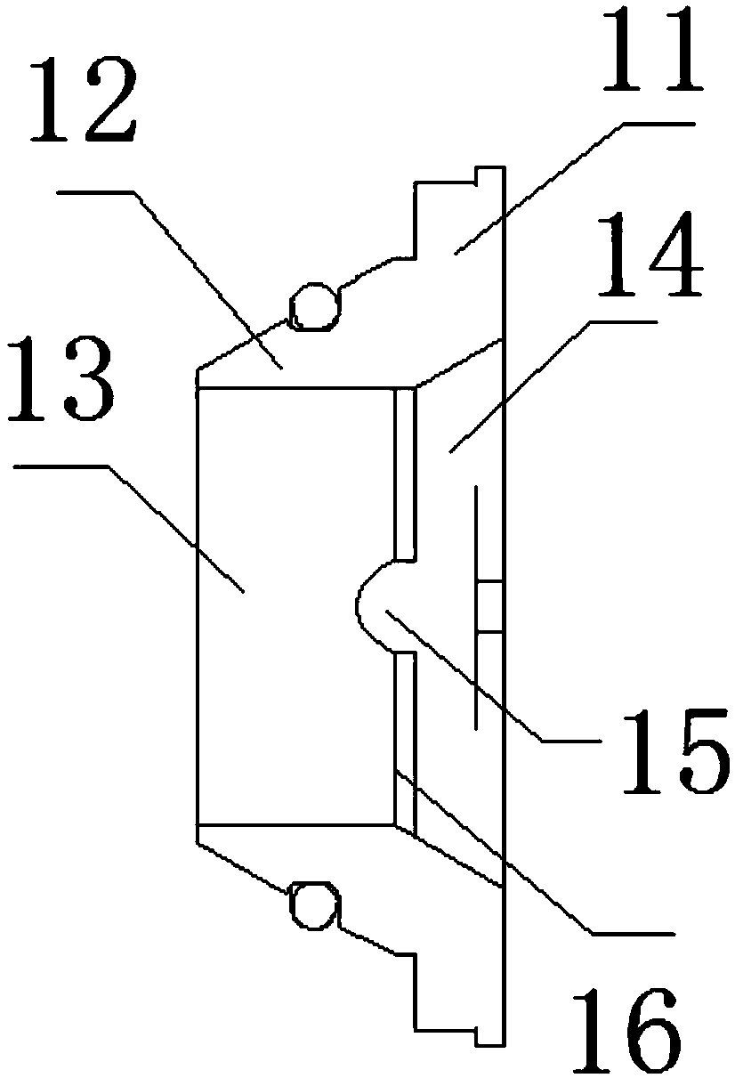 A new type of air-cooled air duct quick connection mechanism