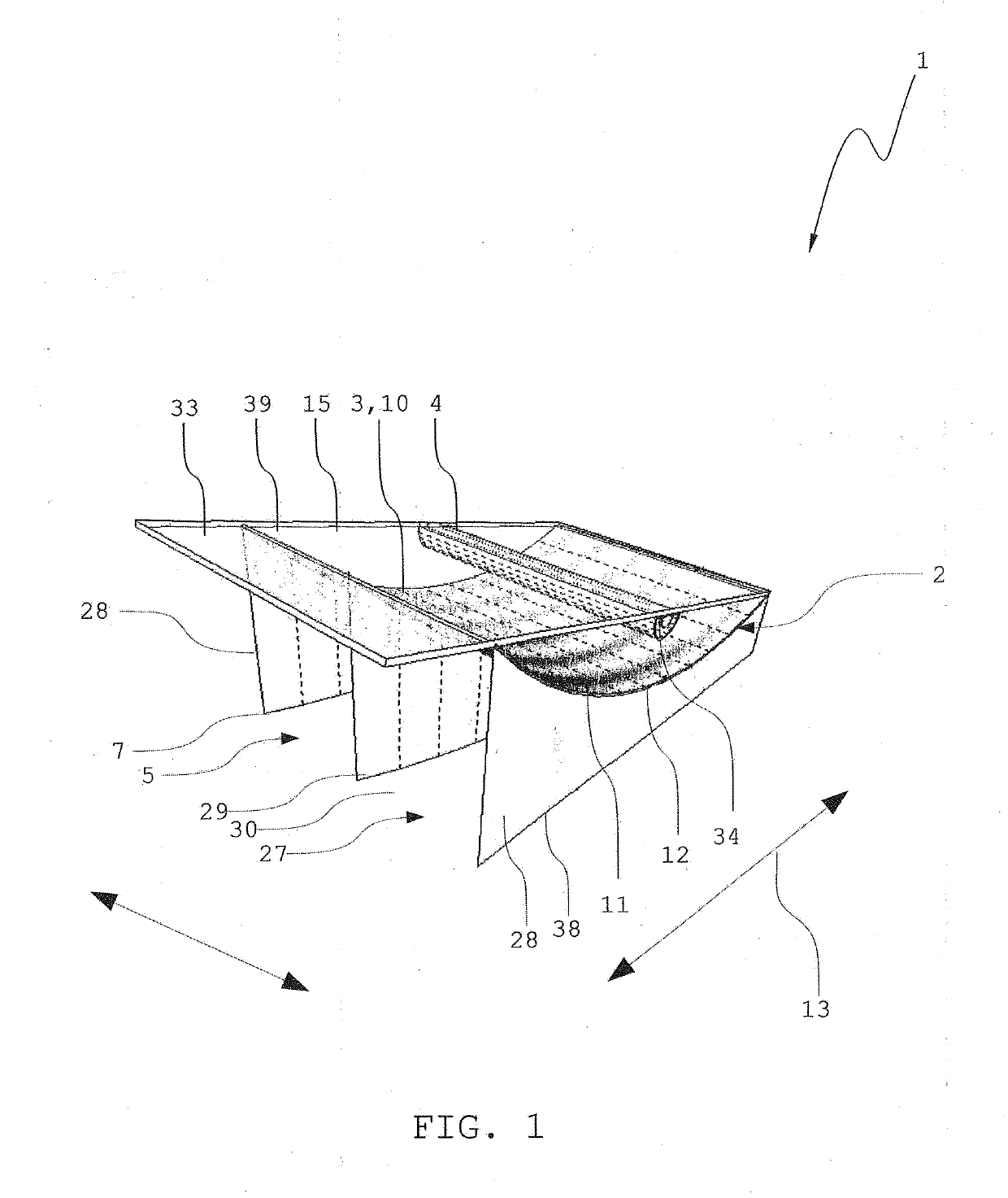 A modular tile, a functionalized batten, a pipe and a method for ...