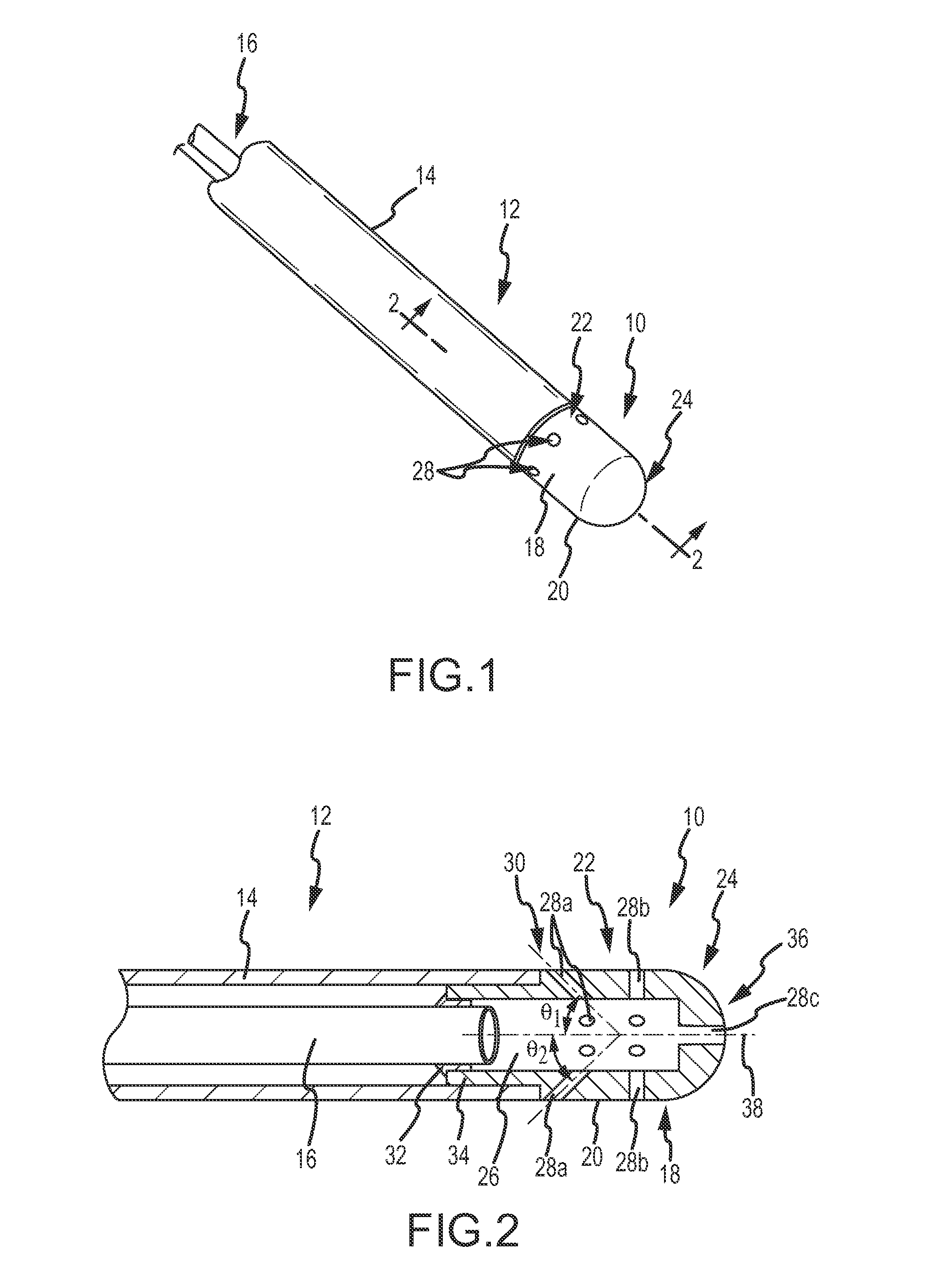 Irrigated ablation electrode having proximal direction flow