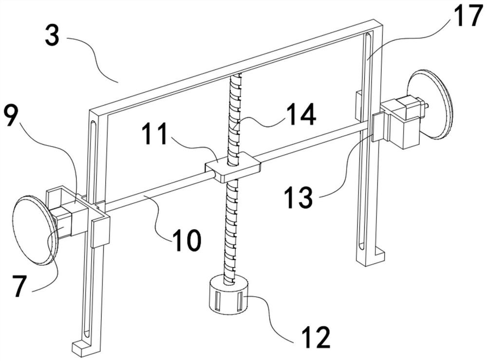 Safe wall dismantling device with human body protection function