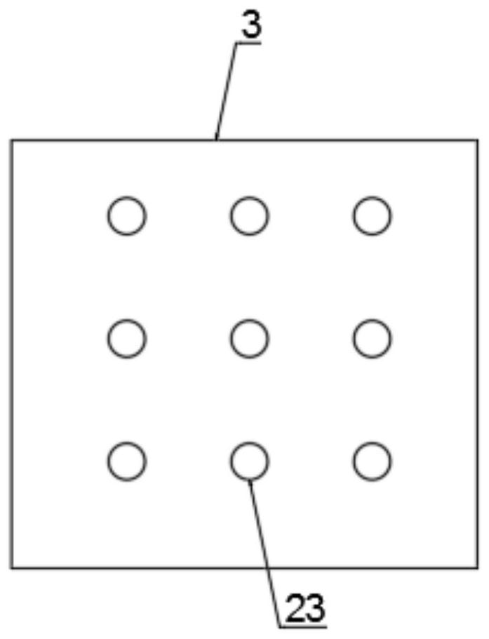 Base structure of municipal garbage can for sponge city