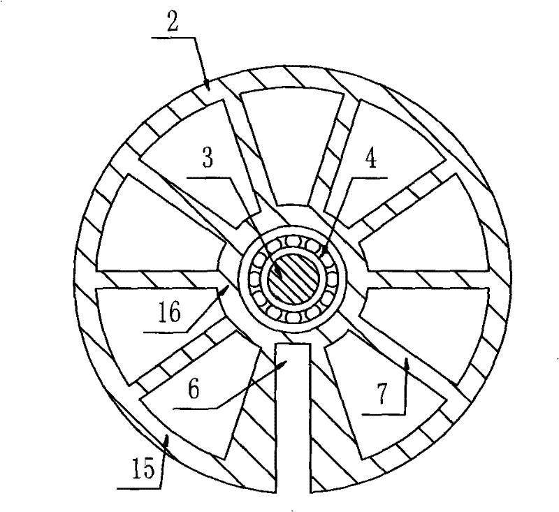 Dual rotors translation type rotary compressing device