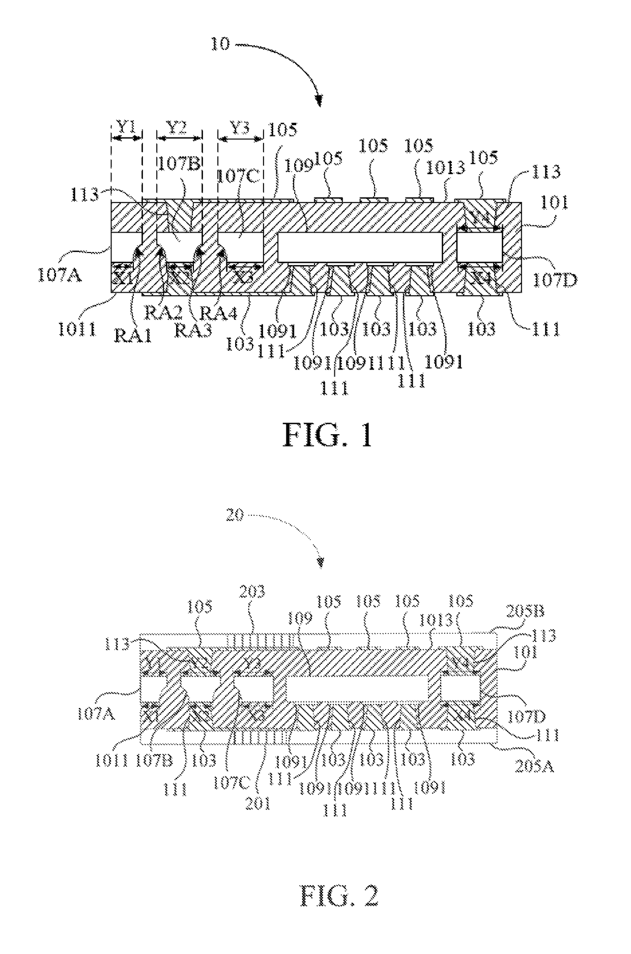 Substrate structure and manufacturing method thereof