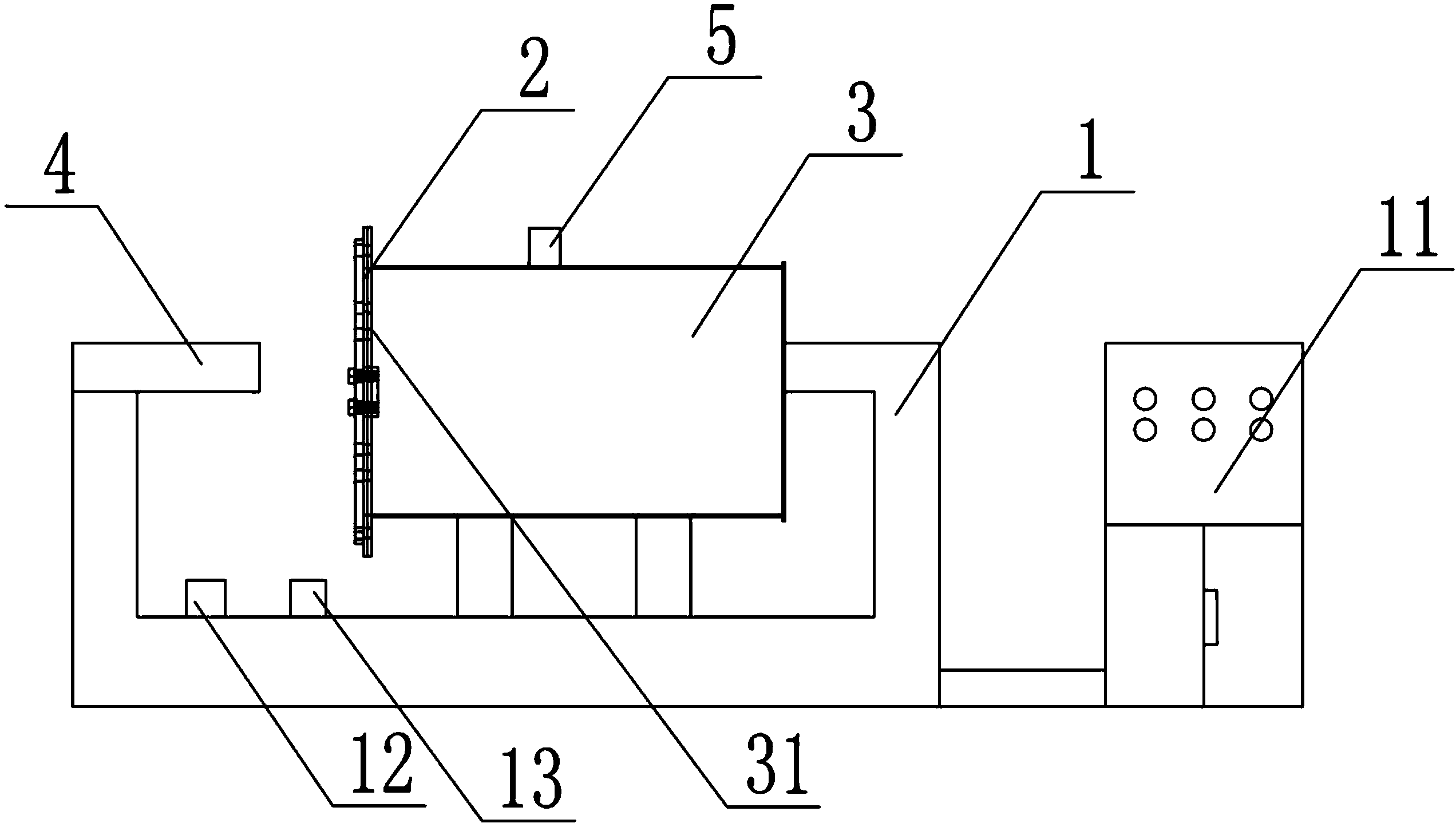 Sealing performance inspecting device for flange assembly