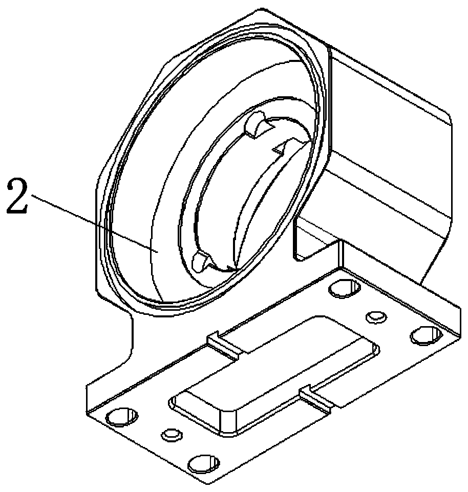 Rear-mounted pneumatic double acting chuck mechanism