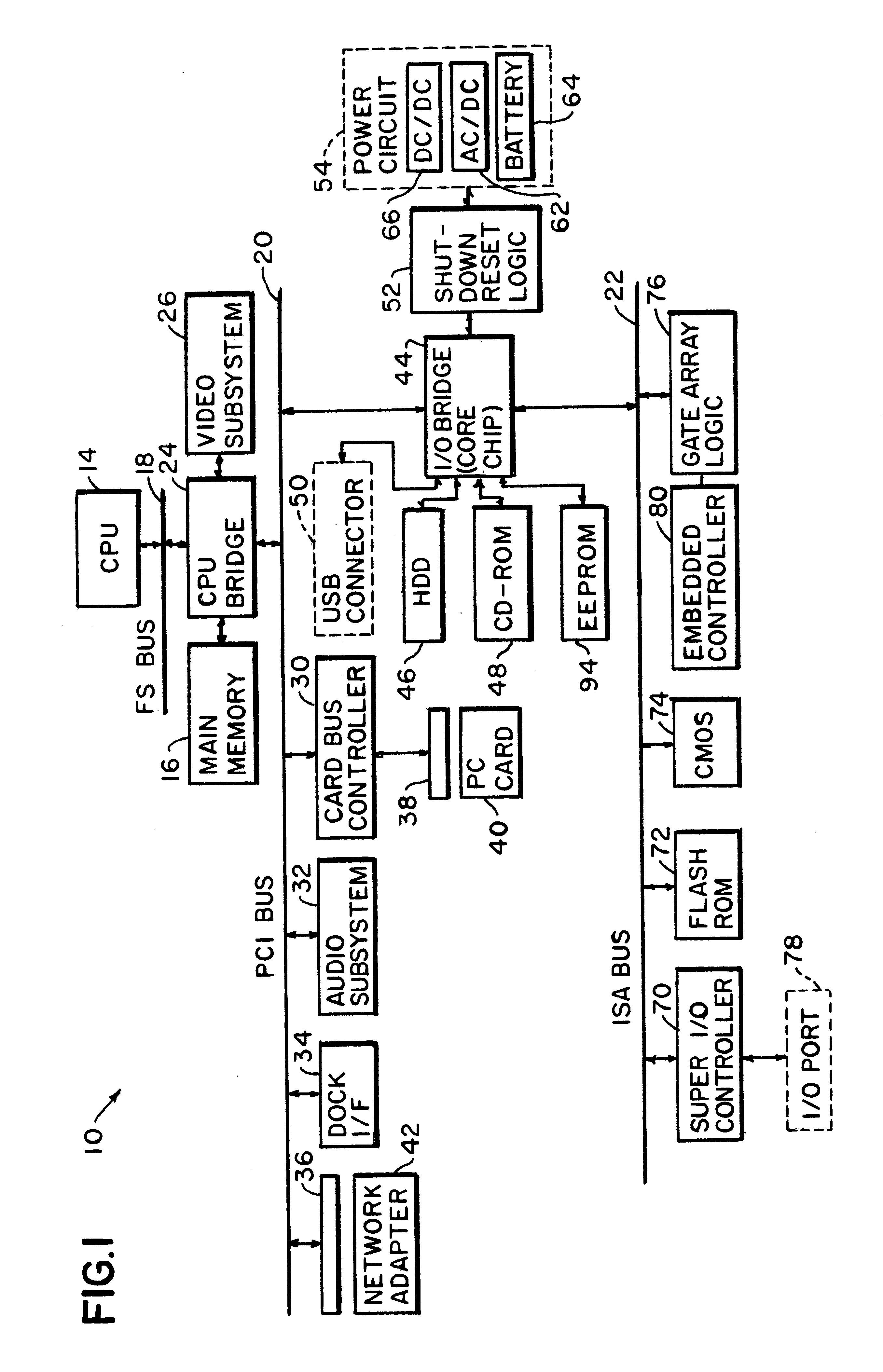 Computer and power control method for executing predetermined process in said computer prior to turning off its power