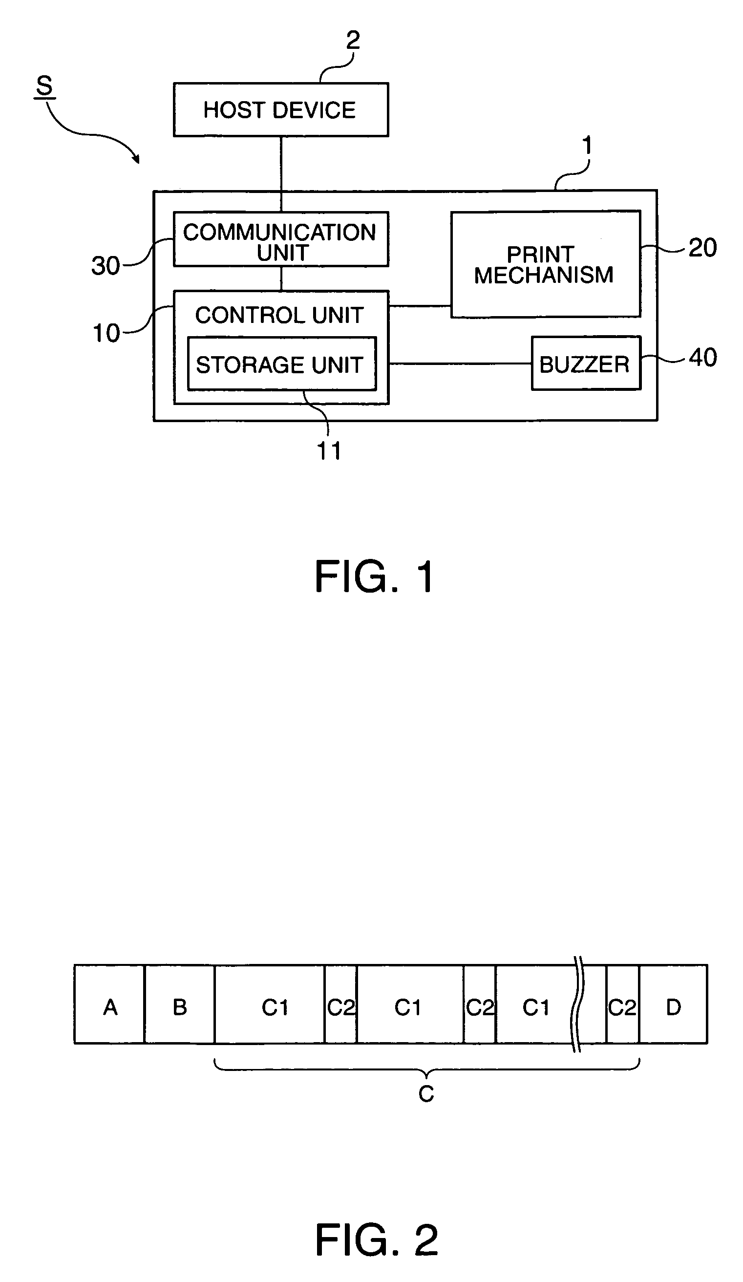 Control method for a printer and a printer