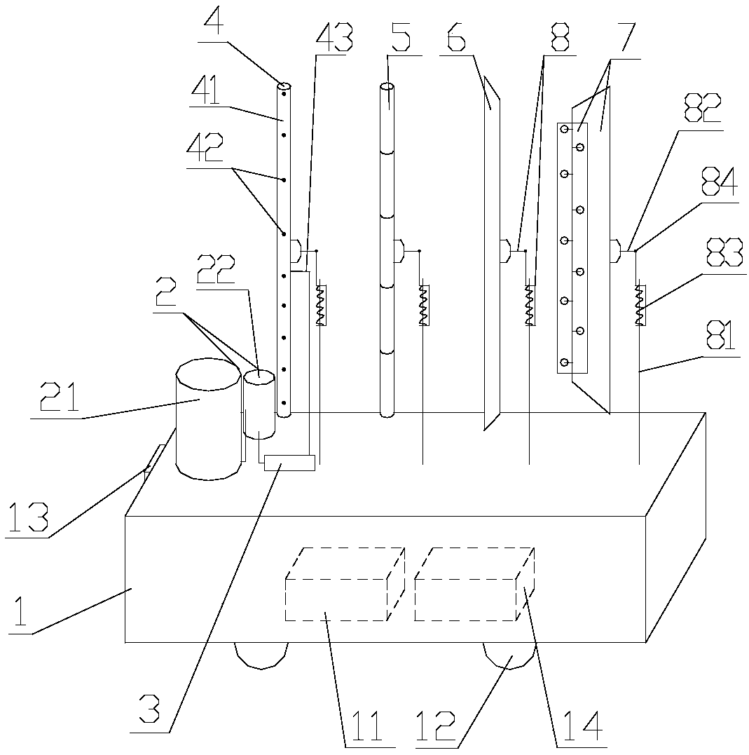 Integrated automatic wall painting unit and its use method