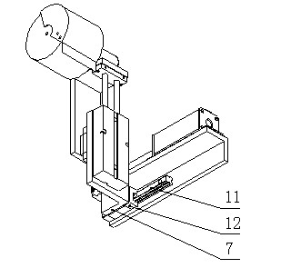 Special gluing head cleaning device for full automatic glue edge sealing production line and cleaning method thereof