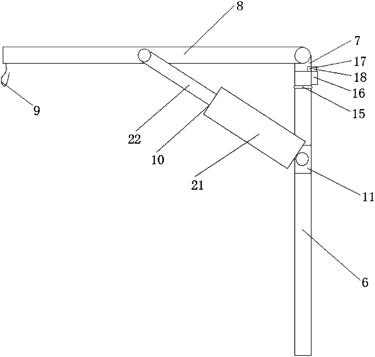 Dripping movable-joint follow-up robot arm