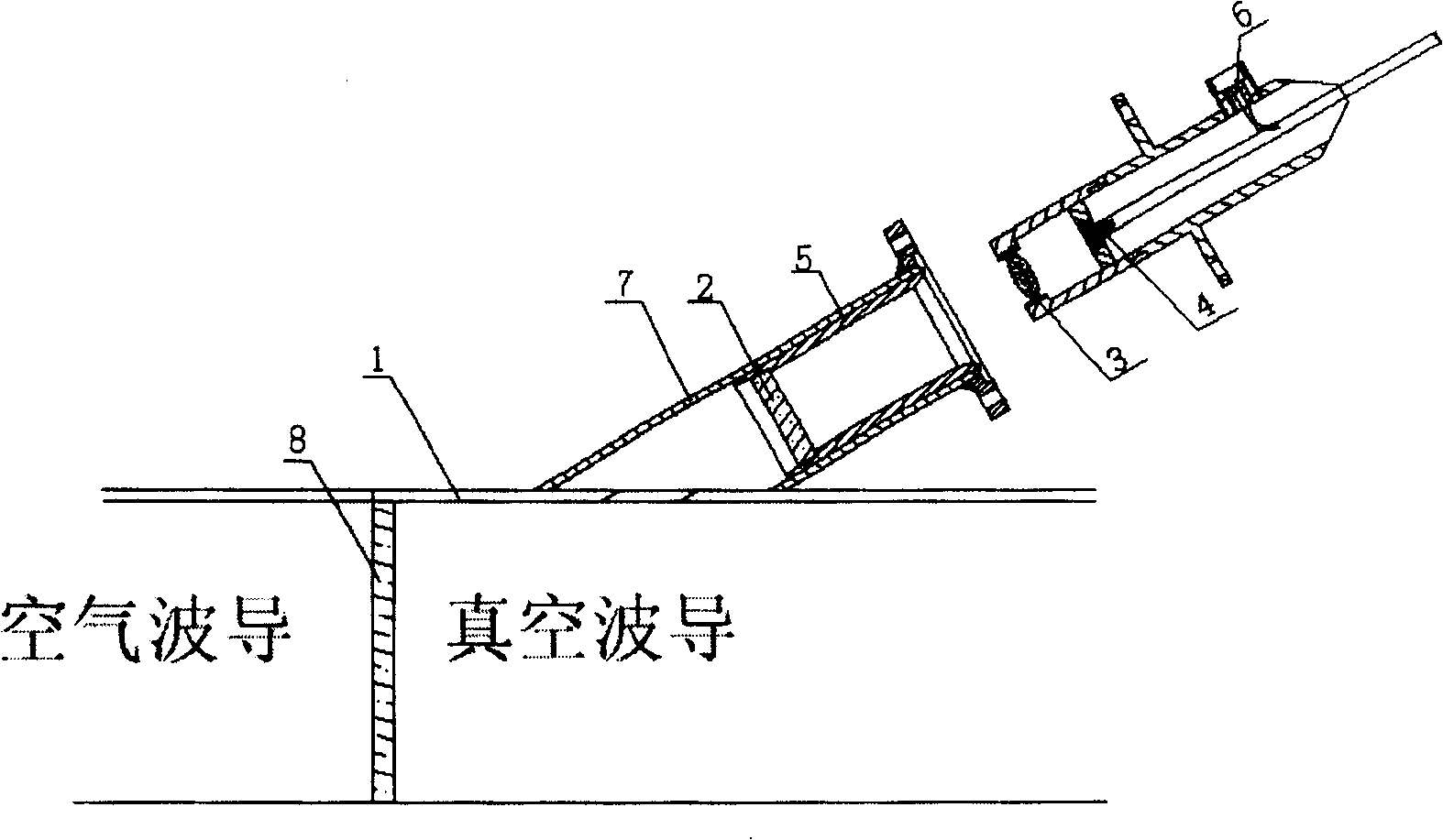 Microwave break through protecting method in wave guide