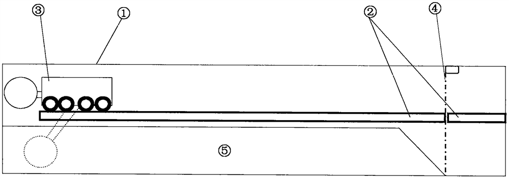 Discontinuous corbel beam dynamic tunnel type composting system