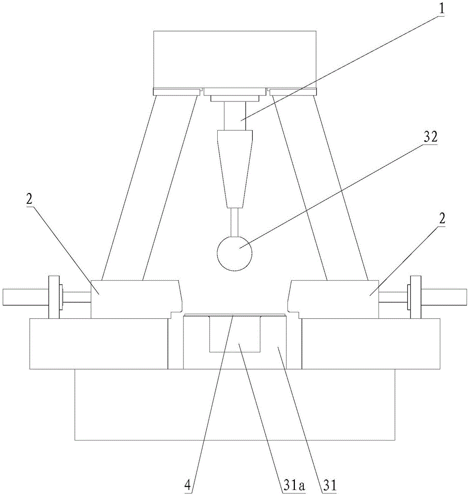 Crane jib forming device and crane jib forming method