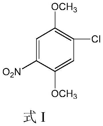 Method for synthesizing 4-chloro-2, 5-dimethoxynitrobenzene by using microreactor