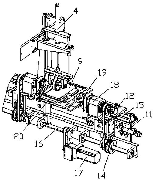 Battery taping machine capable of overturning and emptying