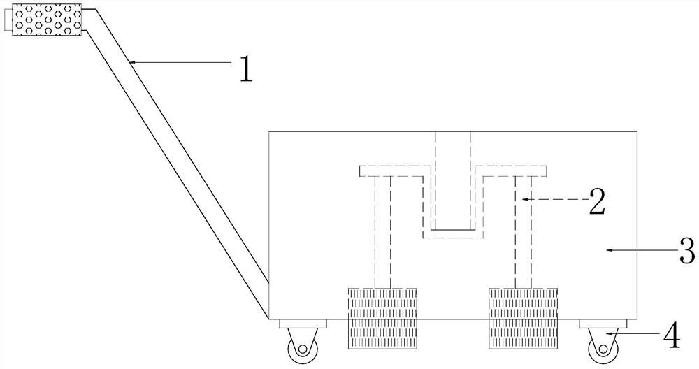 A cleaning machine that adapts to different bridge expansion joints with repulsive force and spring characteristics