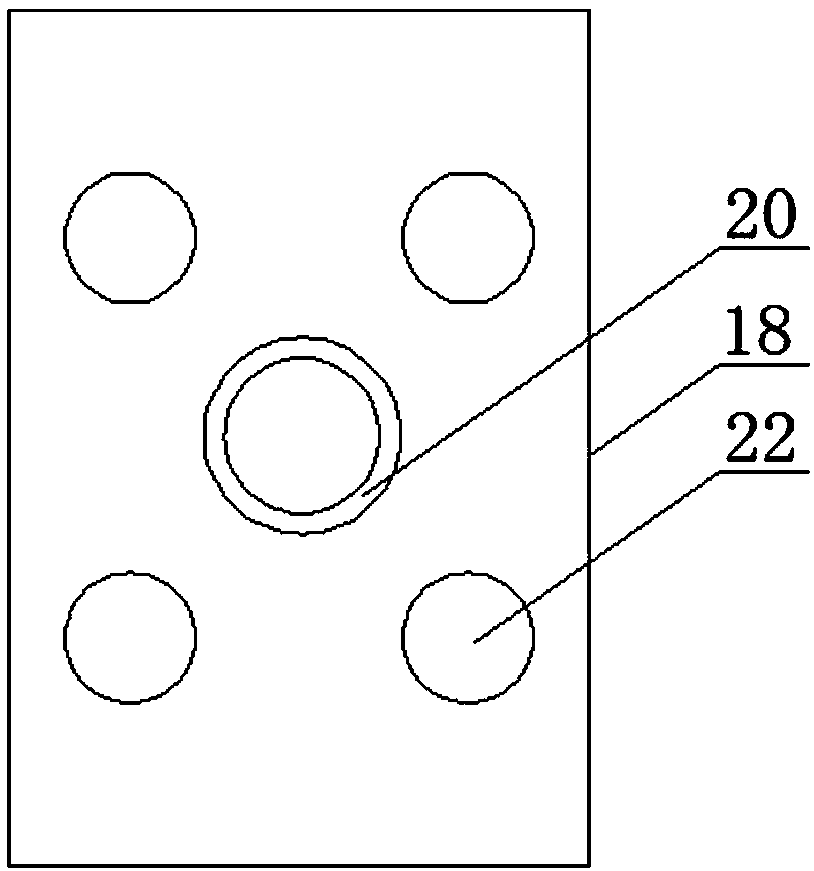 Novel airplane push rod type handbrake mechanism