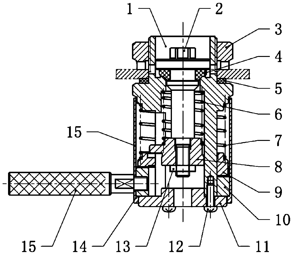 Drainage valve with quick opening and closing function