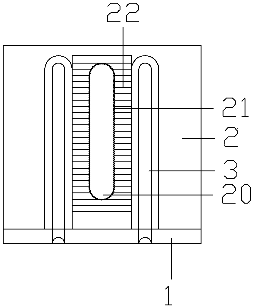 Secondary connector for construction installation and construction installation structure