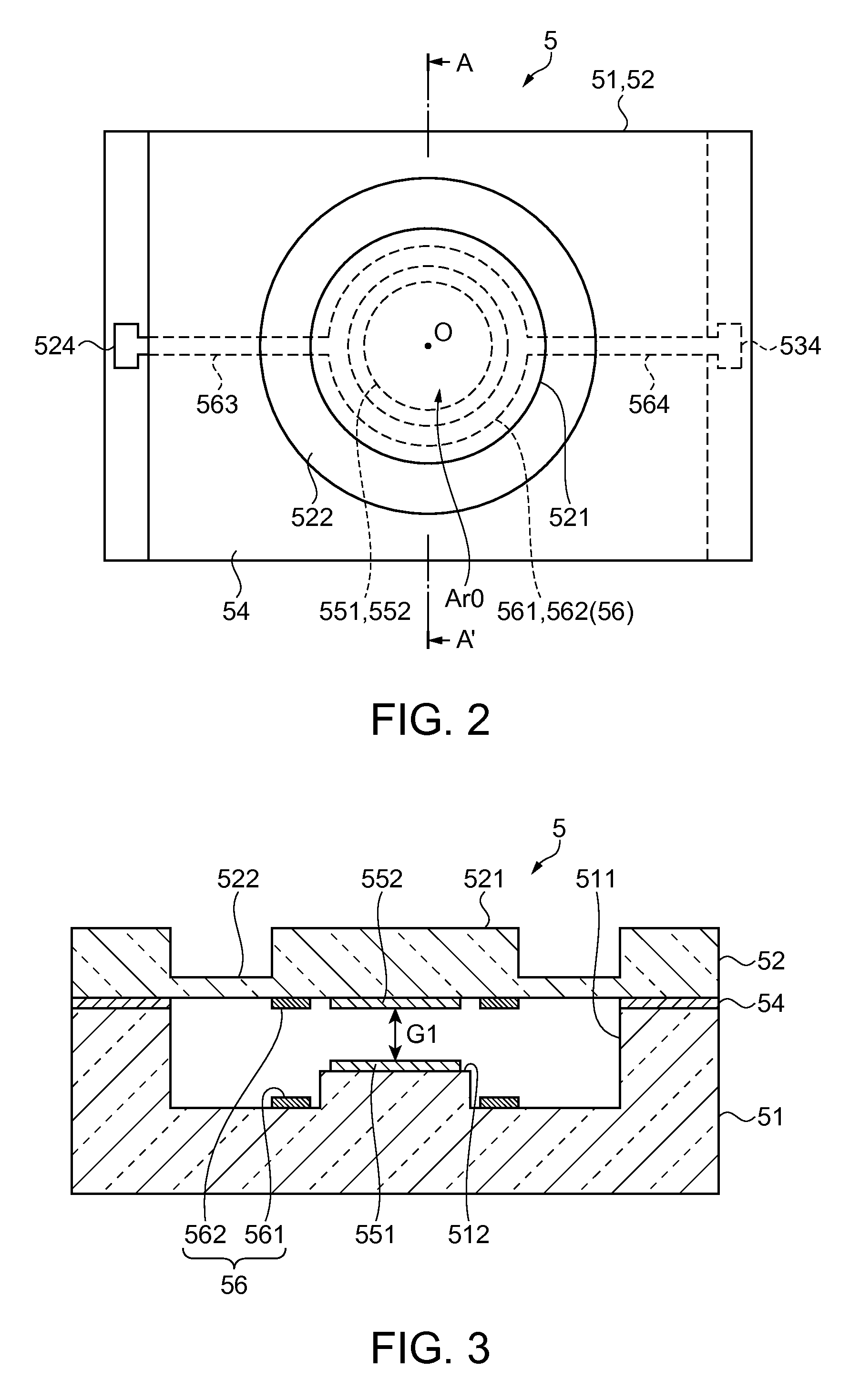 Variable-wavelength interference filter, optical filter device, optical module and electronic apparatus