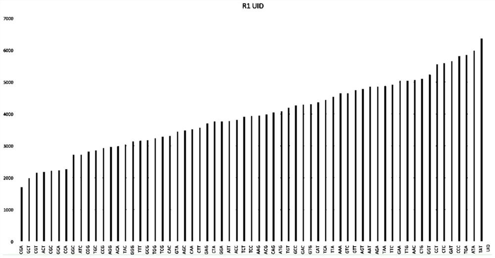 Double-end molecular index adapter, its use and sequencing library with the adapter