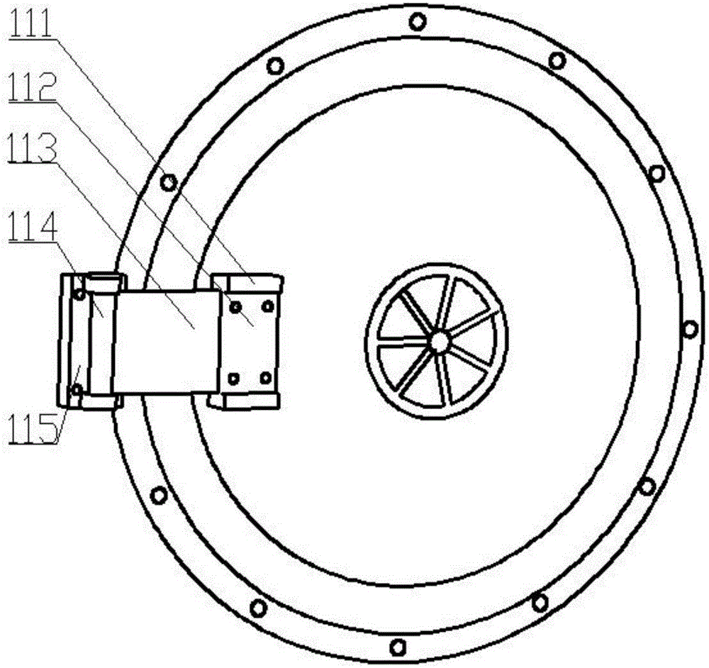 Compression and heat resistant gear-connected bar type sealing door