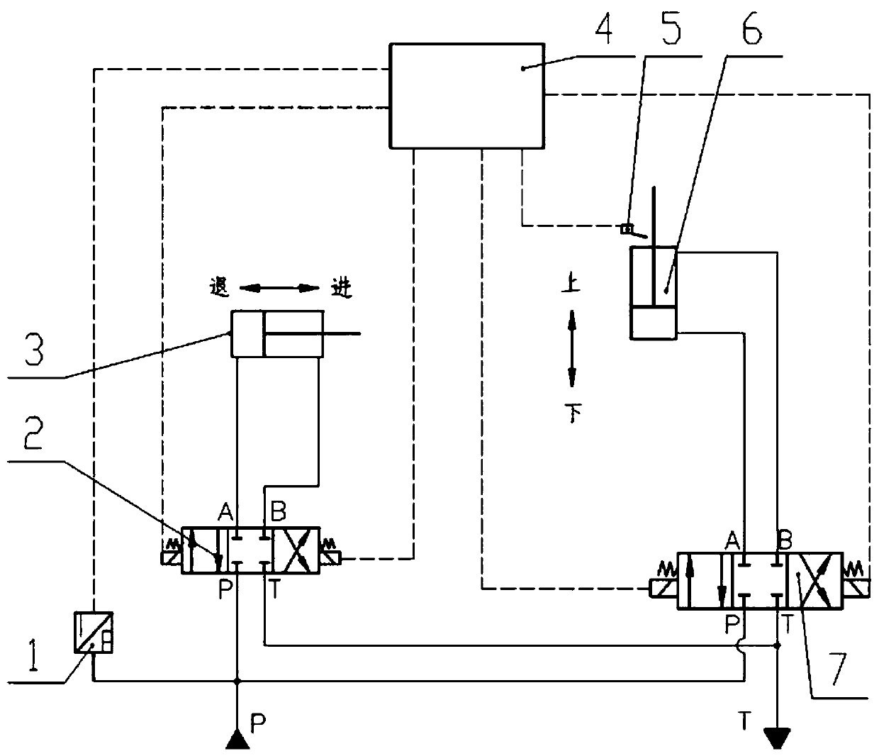 An electro-hydraulic system and method for improving garbage compaction