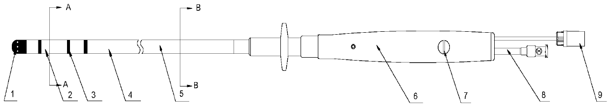 Magnetic positioning cold saline radiofrequency ablation lead