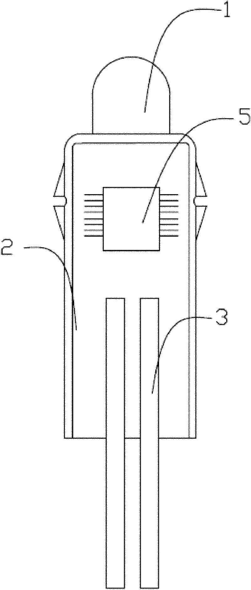 Light-emitting diode (LED)-exposed waterproof perforated lamp string and manufacturing process thereof