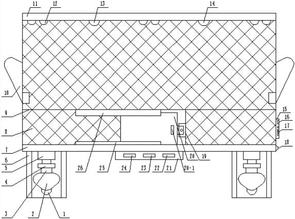 Breeding cage applicable to rubber production plant