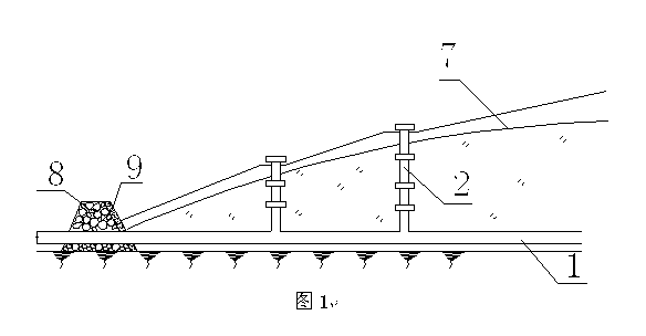 Sectionally constructed seepage drainage pipe for tailings dam