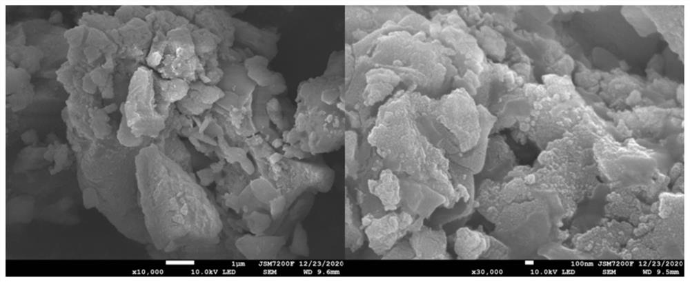 Preparation method and application of artificial humus/iron mineral co-precipitated composite material