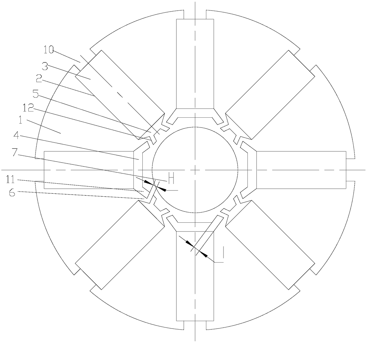 Motor rotor and permanent magnet motor