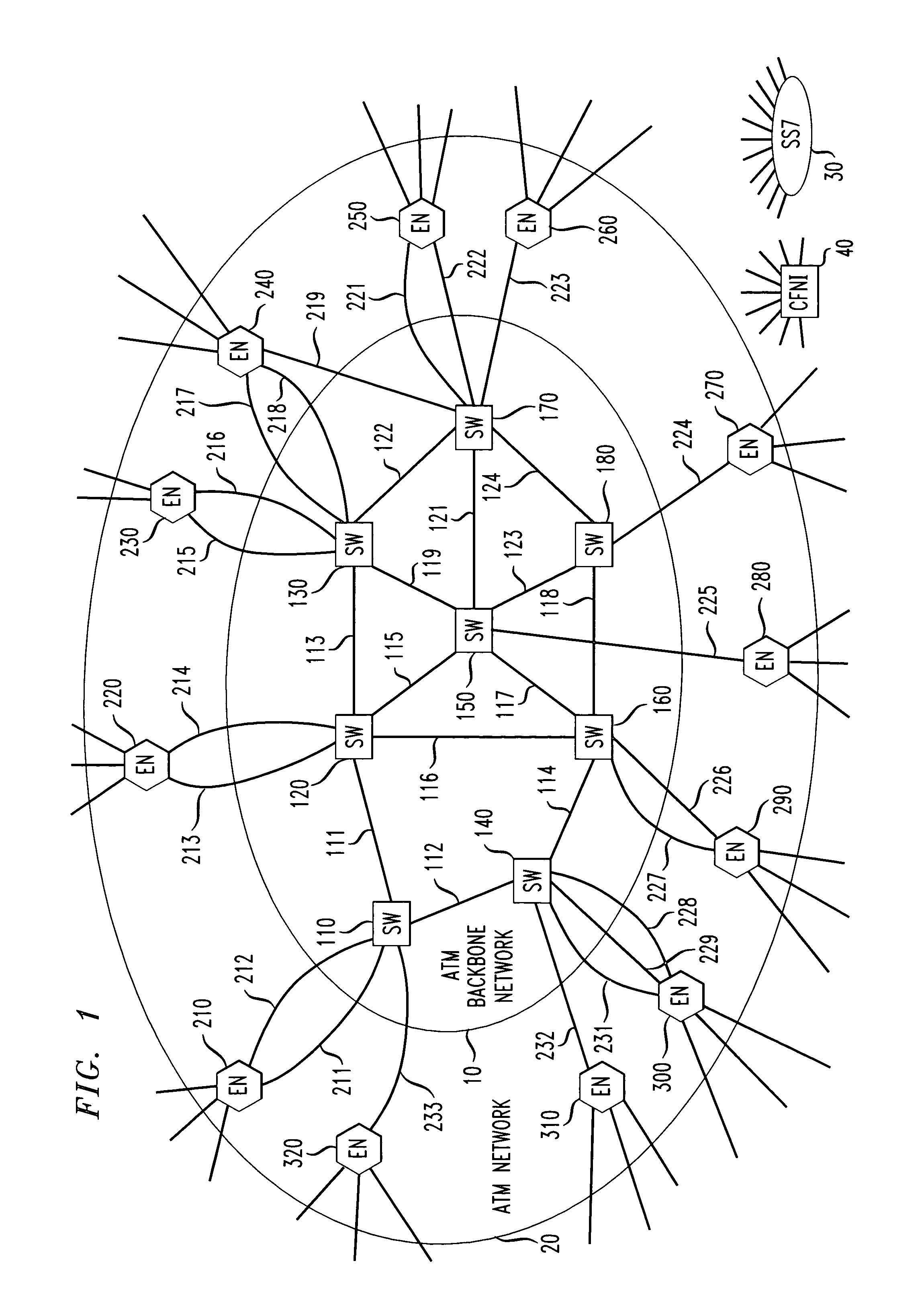 Integrated switching and facility networks