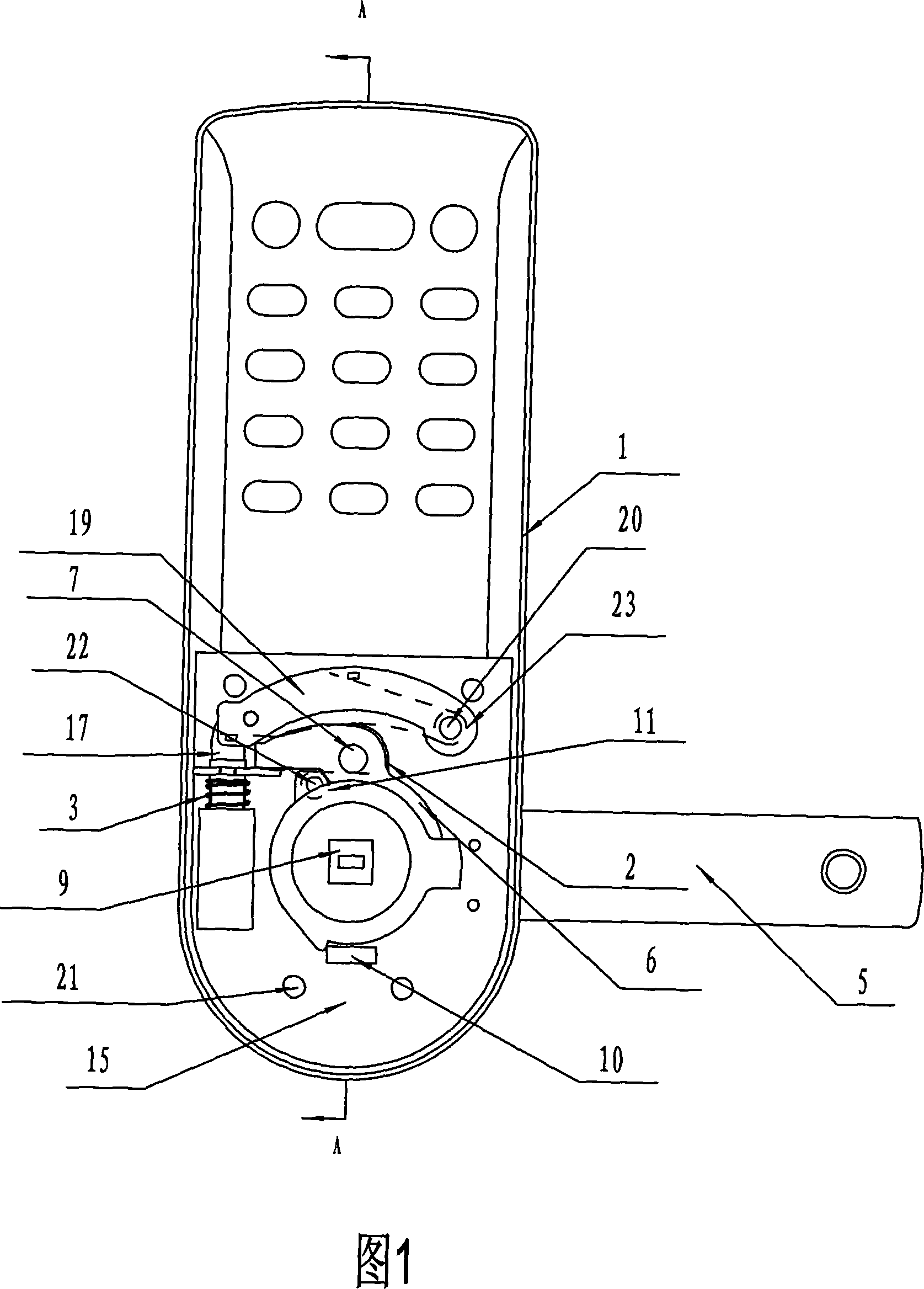 Electronic clutch type driver for electronic lock