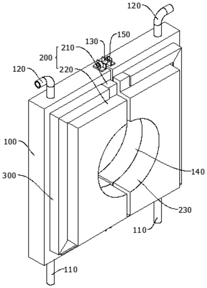 Protection device of glass kiln charging machine and glass kiln charging machine