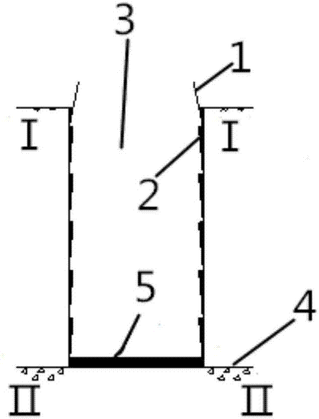 Composite foundation with karst landform and construction method thereof