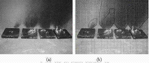 Method for evaluating smoke suppression performance of flame retardant asphalt mixture