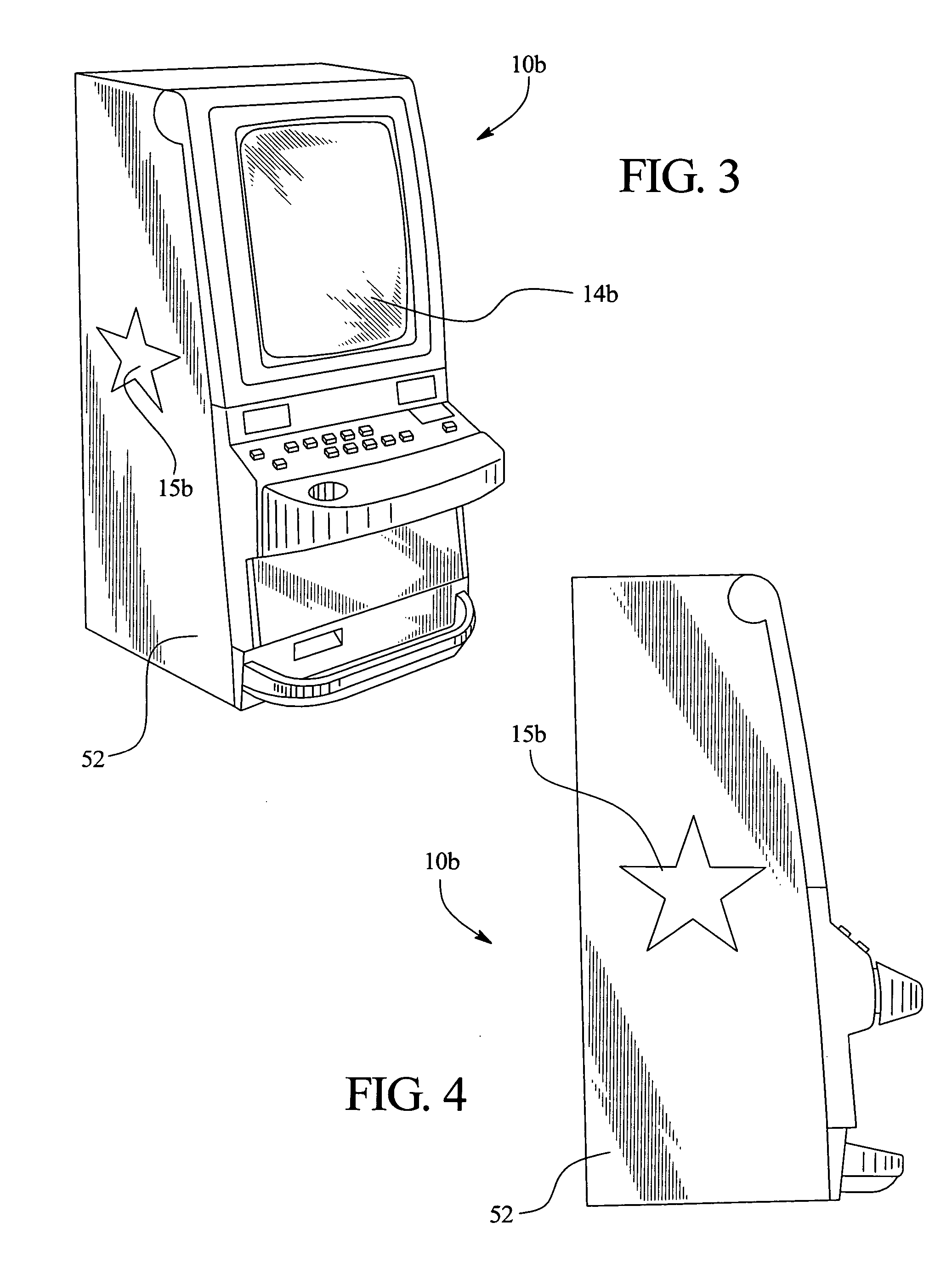 Method of assembling a gaming device including modular cabinets and replaceable laminate panels
