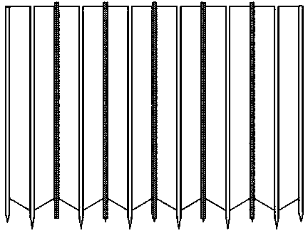 Grouting method for ultrathin high polymer cutoff wall