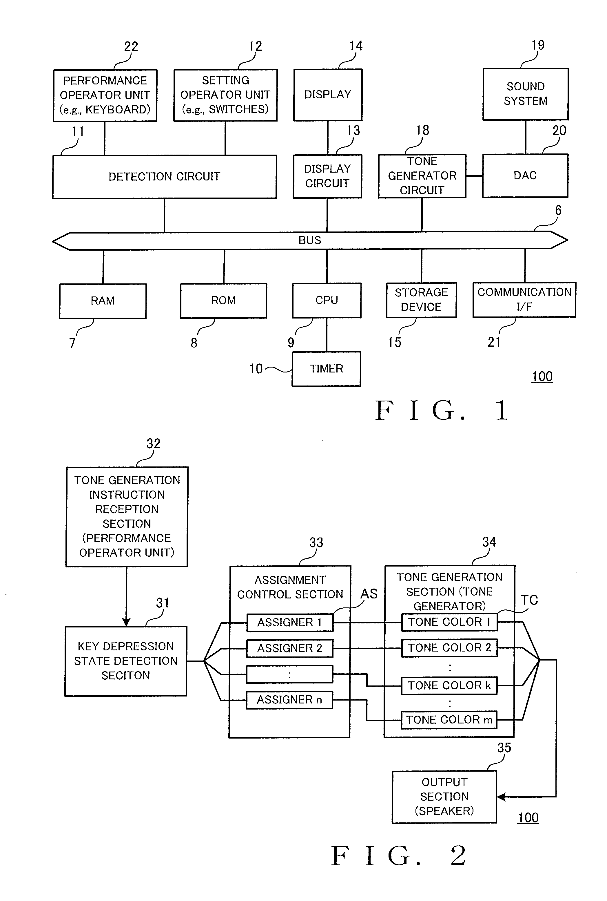 Tone generation assigning apparatus and method