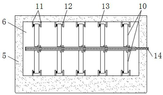 Drainage structure for improving saline-alkali soil and other low-yield fields based on water conservancy improvement method