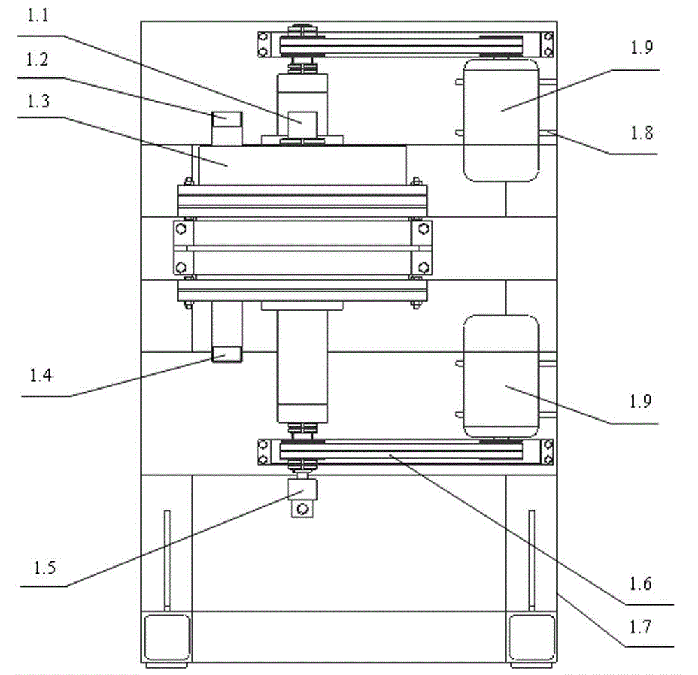 Device and process for removing hydrogen sulfide from industrial gas