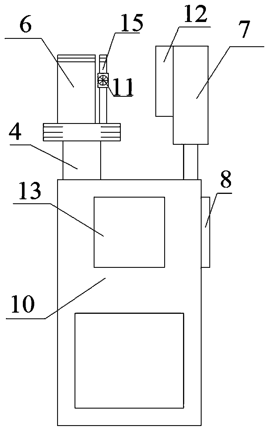 Novel concentration-pressure sensing type flow control device and use method thereof