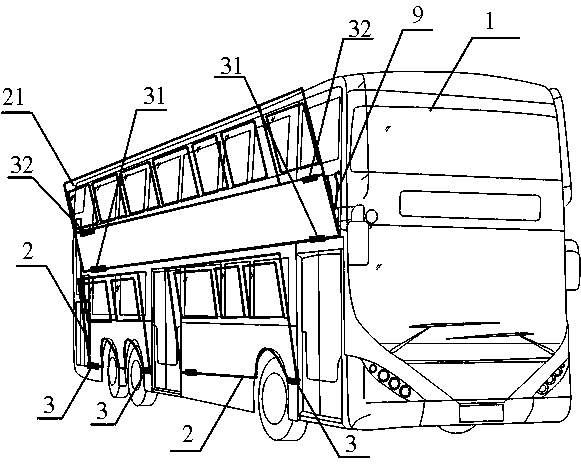 Double-deck bus
