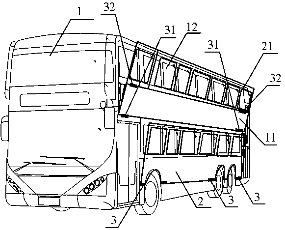 Double-deck bus