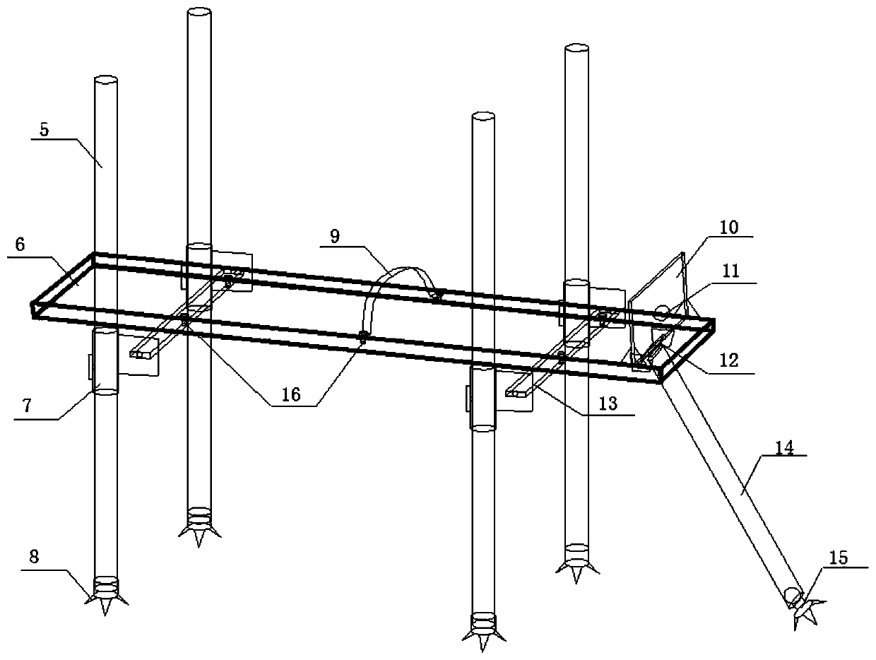 Full-length anchoring resin anchoring agent loading auxiliary device and propelling auxiliary device